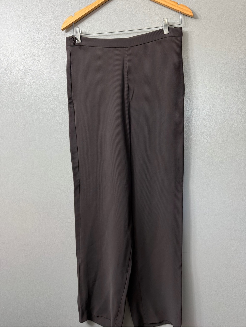 Emporio Armani Women's brown Wide-Leg Pants - 42